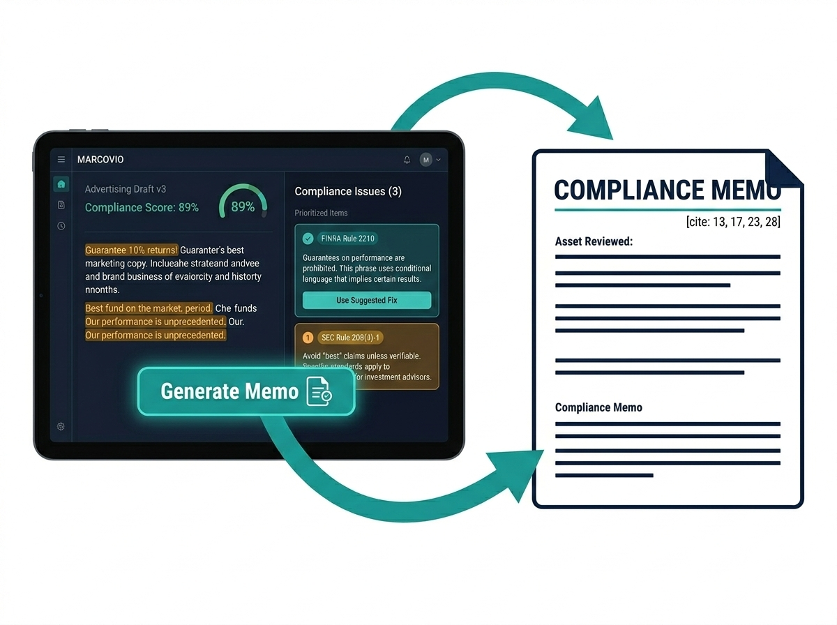 Memo generation illustration